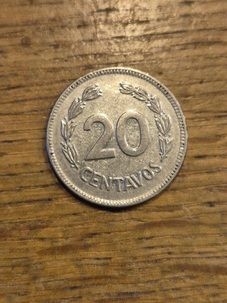 Ecuador - 20 Centavos 1981, Ophalen of Verzenden, Zuid-Amerika