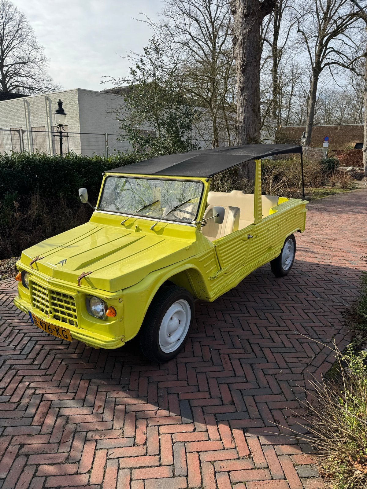 Citroën Mehari 1979 belastingvrij, Auto's, 602 cc, Cabriolet, 4 stoelen, Geel