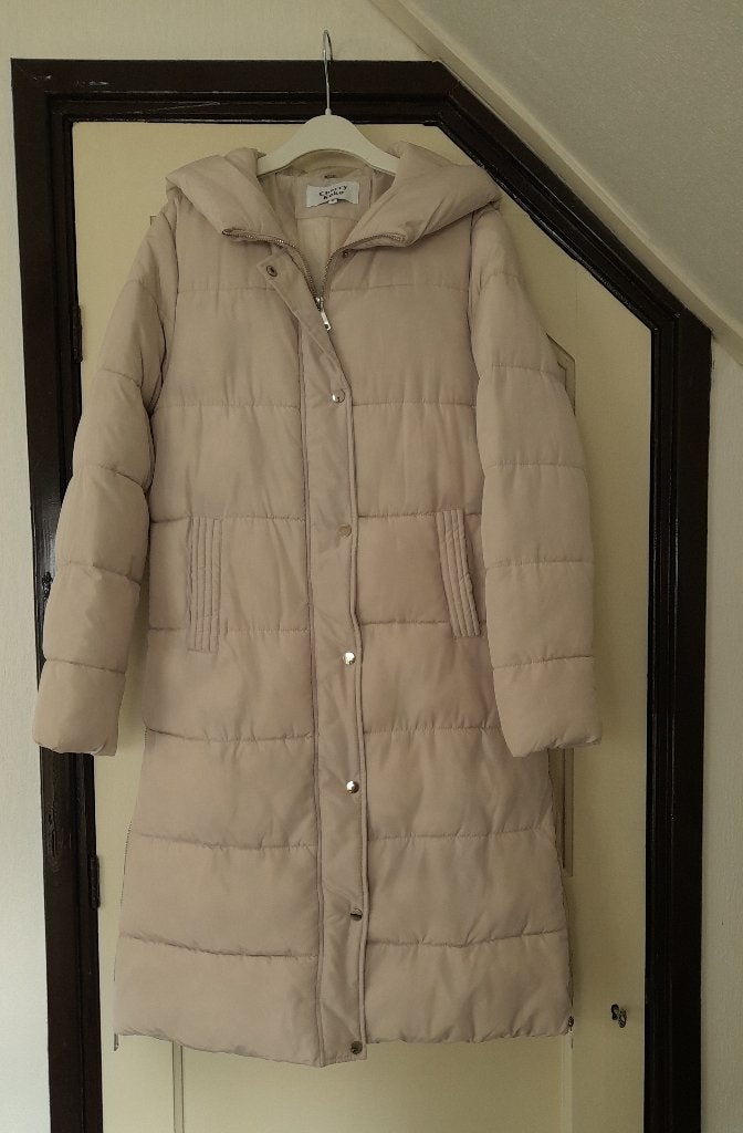 Cherry koko winterjas M., Maat 38/40 (M), Cherry Coco, Beige, Ophalen of Verzenden