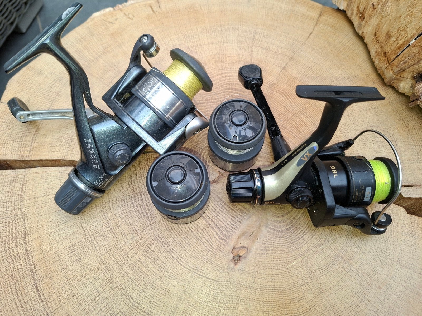 SHIMANO MOLENS  3000 EN 1010, Watersport en Boten, Hengelsport | Zeevissen, Verzenden, Zo goed als nieuw, Molen