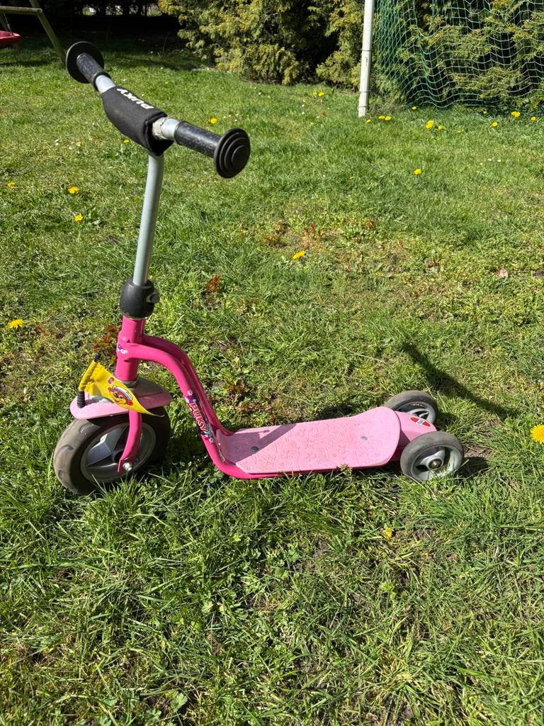 Roze Puky kinderstep, Fietsen en Brommers, Steps, Ophalen, Zo goed als nieuw, Gewone step
