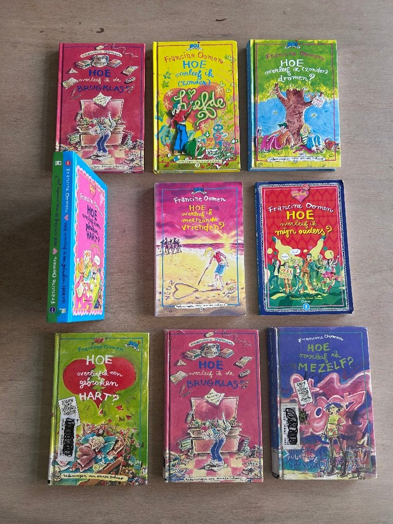 Hoe overleef ik, 10 delen, Francine Oomen, Boeken, Ophalen of Verzenden, Zo goed als nieuw, Francine Oomen