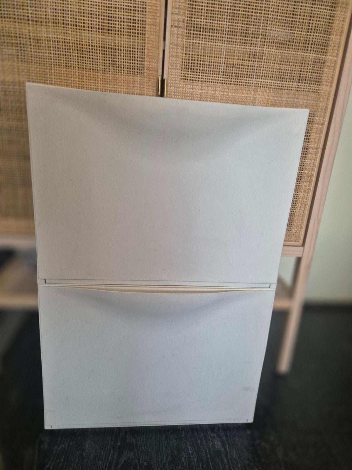 Witte schoenenkast van Ikea, Ophalen, Gebruikt
