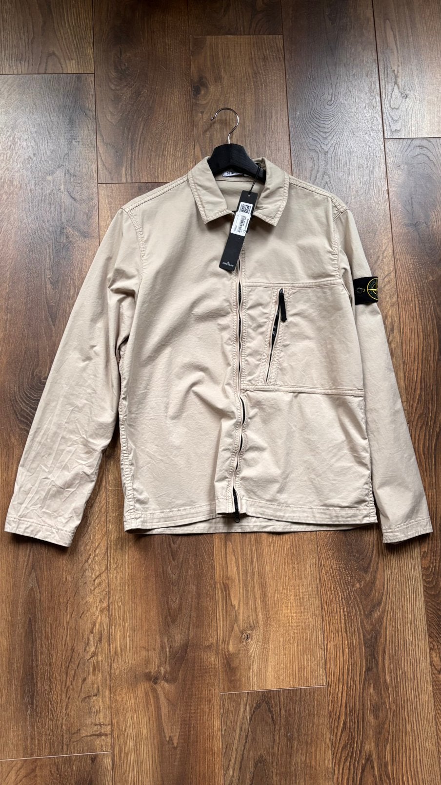 Stone Island S0010 Jack – Ongedragen – Nieuwstaat, Kleding | Heren, Ophalen, Nieuw, Maat 48/50 (M), Beige