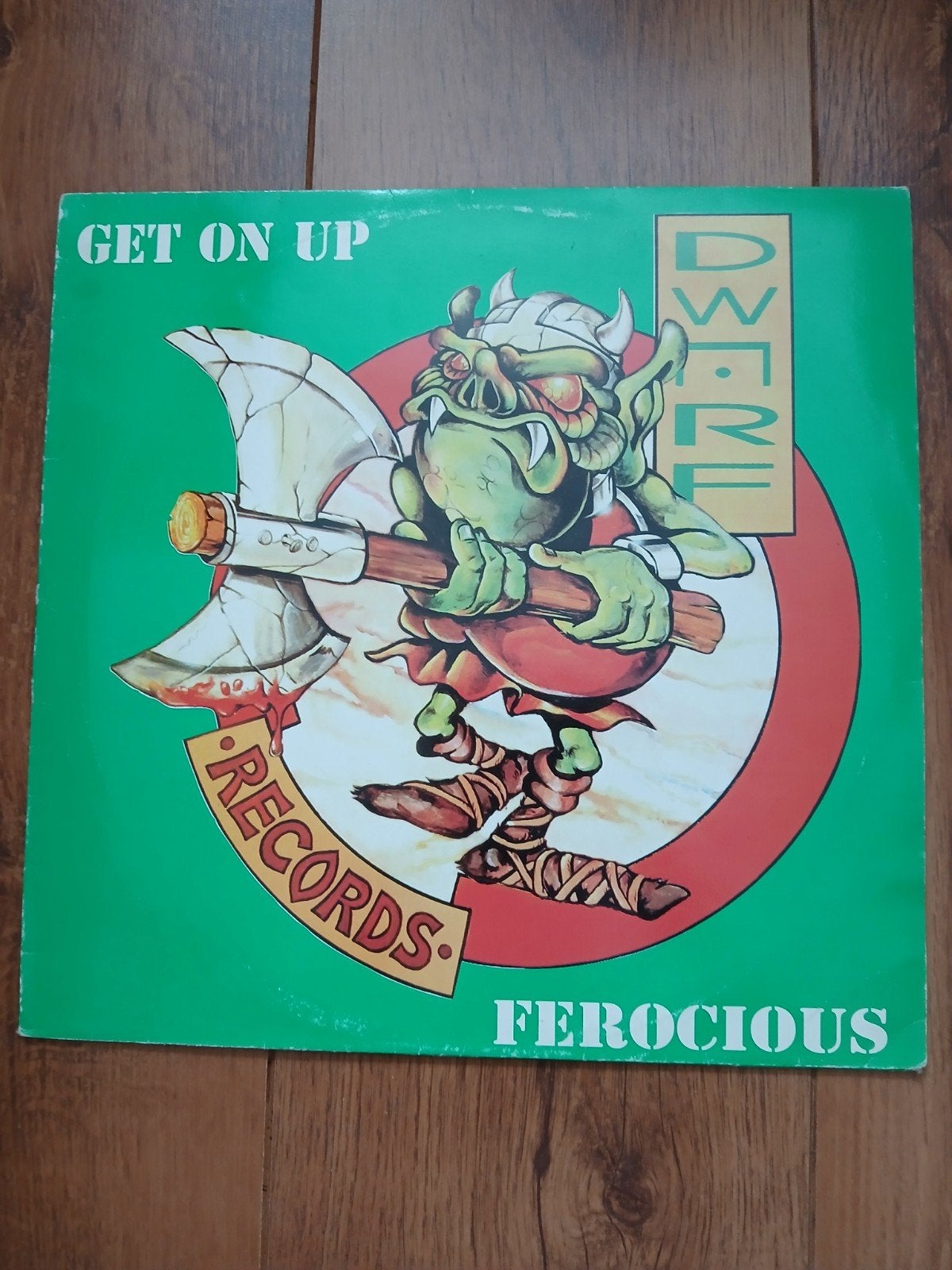 Ferocious - Get On Up (Dwarf Records), Gebruikt, Hardcore, Originele persing, Ophalen of Verzenden