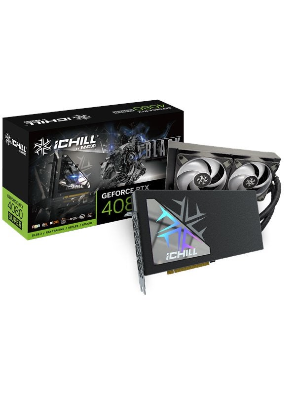 INNO3D GeForce RTX 4080 SUPER iCHILL BLACK AIO, Computers en Software, Videokaarten, GDDR6, Ophalen of Verzenden, Zo goed als nieuw