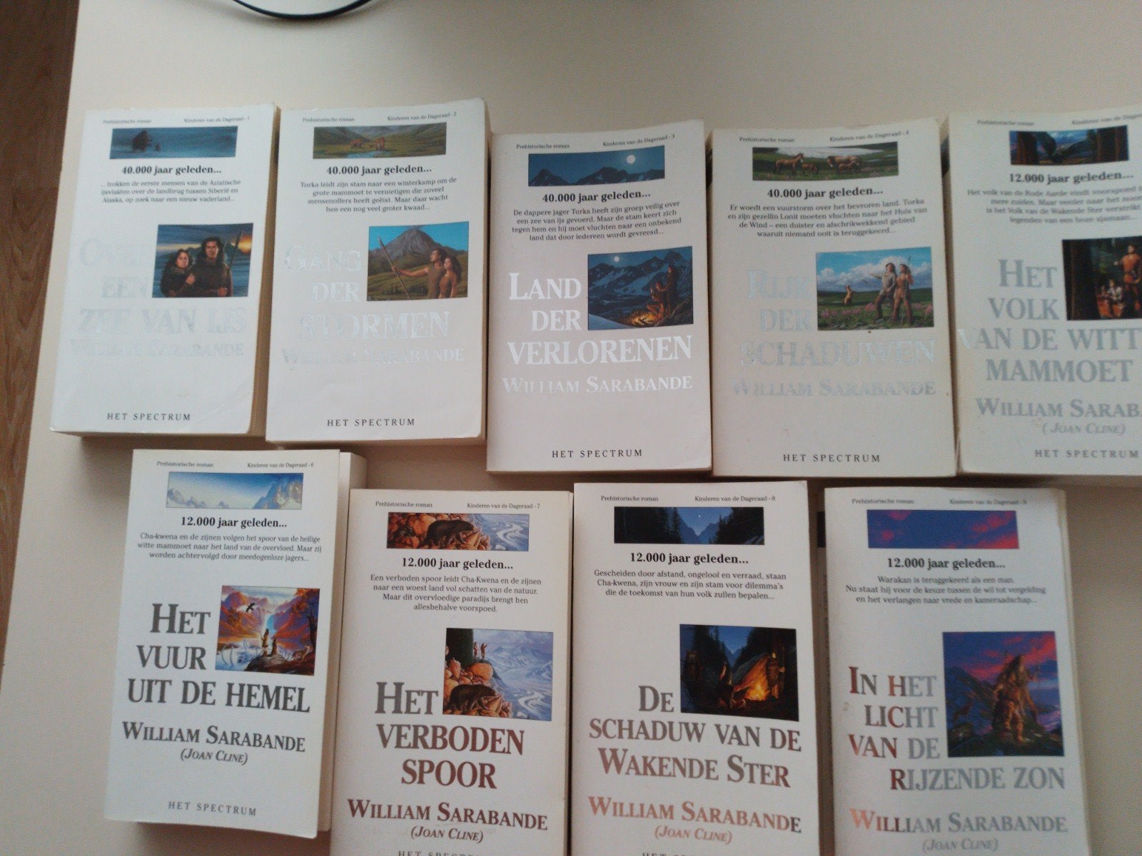 William Sarabande - Kinderen van de Dageraad (9 boeken), Boeken, Ophalen, Gelezen, William Sarabande (Joan Cline), Nederland