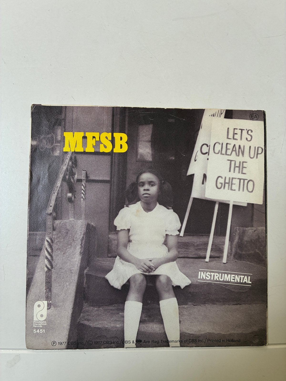 MFSB - Let’s Clean Up the Ghetto 45 toeren single, Ophalen of Verzenden, Zo goed als nieuw