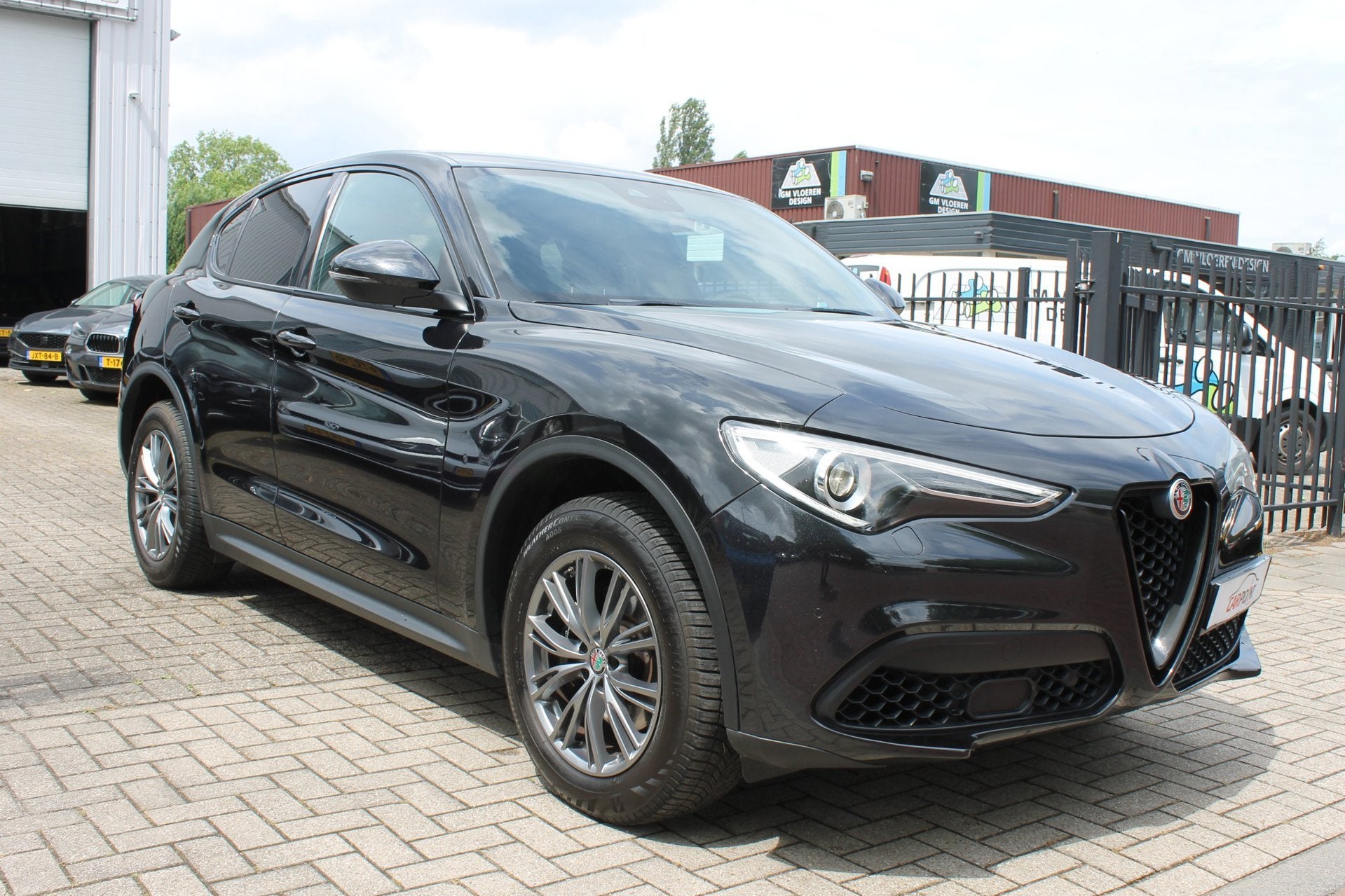 Alfa Romeo Stelvio 2.0 T AWD Q4 Leer Navi Blindspot Memory L, Automaat, Zwart, 4 cilinders, Automatische klimaatregeling