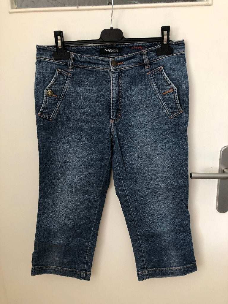 Betty Barclay jeans capri dames, Blauw, Betty Barclay, Zo goed als nieuw, Driekwart