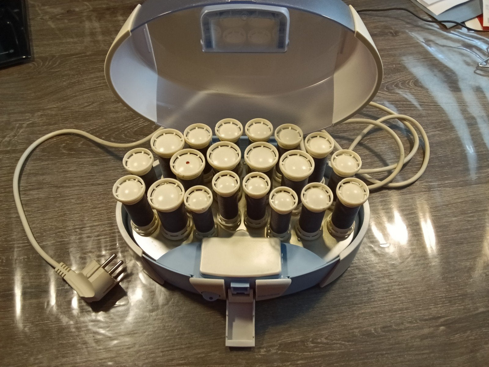 Balance Electro Curler set met 20 krulspelden, Ophalen of Verzenden, Gebruikt, Krultang of Stijltang
