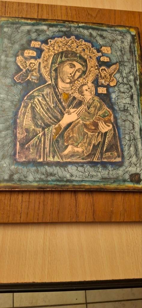 Wolters emaille, Antiek en Kunst, Antiek | Religie, Ophalen of Verzenden