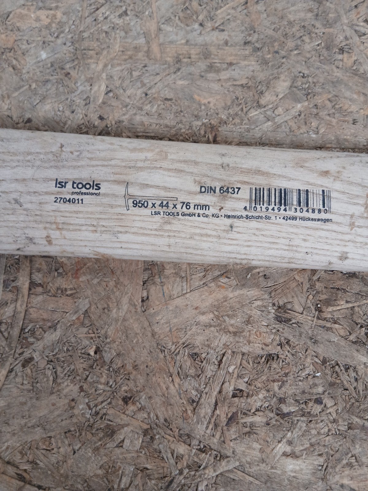 Houten steel voor bijl of hamer - LSR Tools Professional, Tuin en Terras, Hand-tuingereedschap, Ophalen