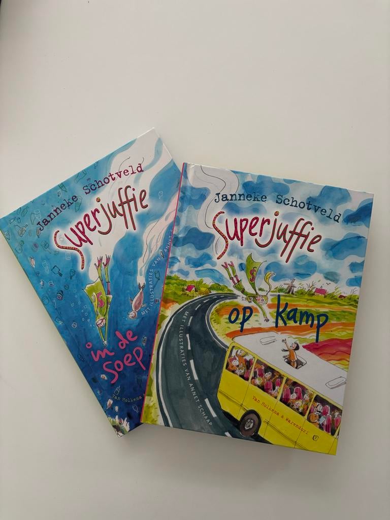 Superjuffie boeken: In de Soep & Op Kamp (Janneke Schotveld), Ophalen, Gelezen, Fictie algemeen