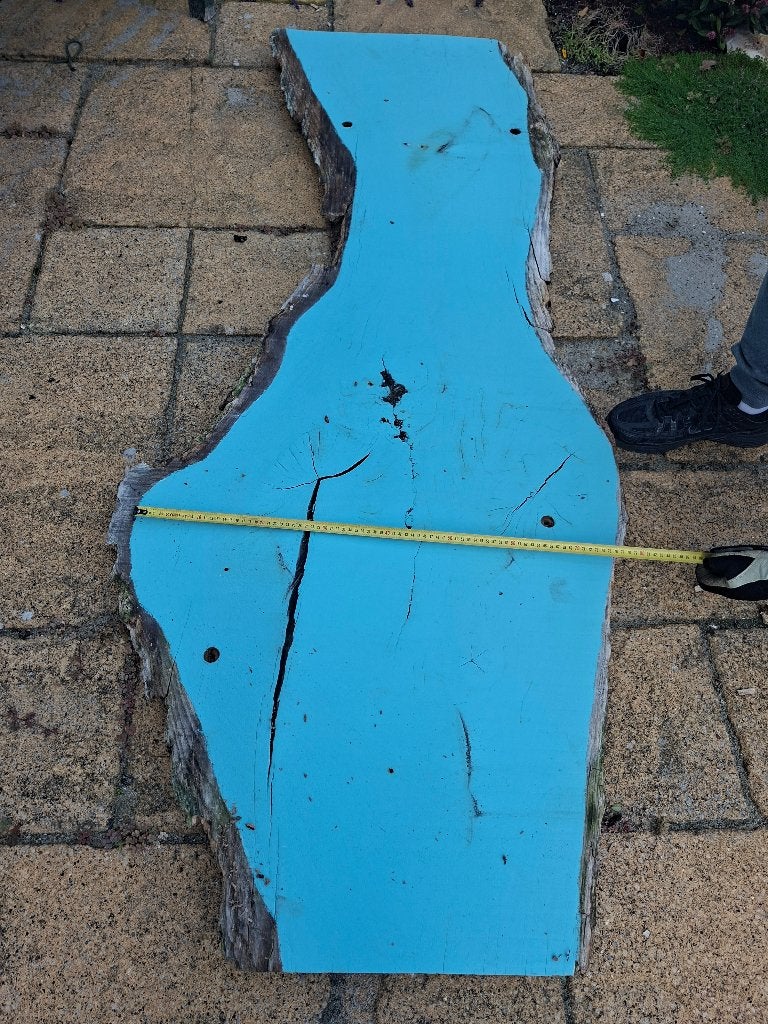 plank, Doe-het-zelf en Verbouw, Gebruikt, 25 tot 50 mm, Eiken, Ophalen of Verzenden