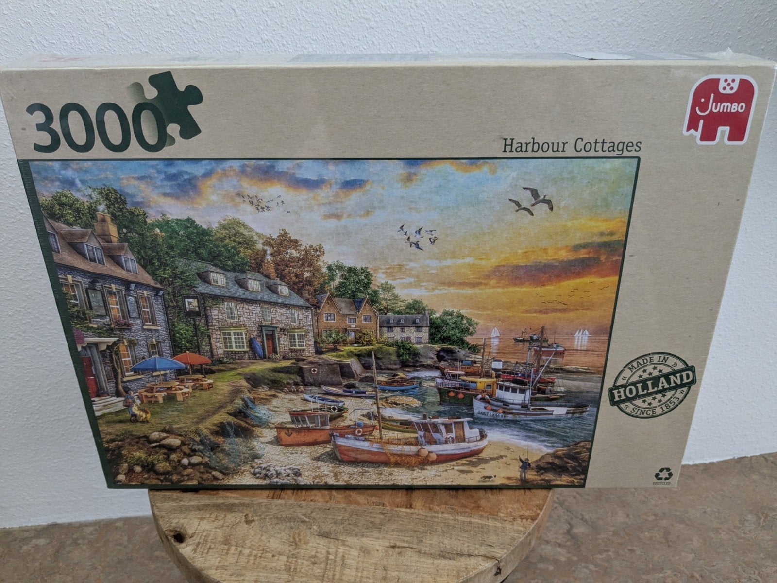 Jumbo Legpuzzel 3000 stukjes - Harbour Cottages (Nieuw), Ophalen, Meer dan 1500 stukjes, Nieuw, Legpuzzel