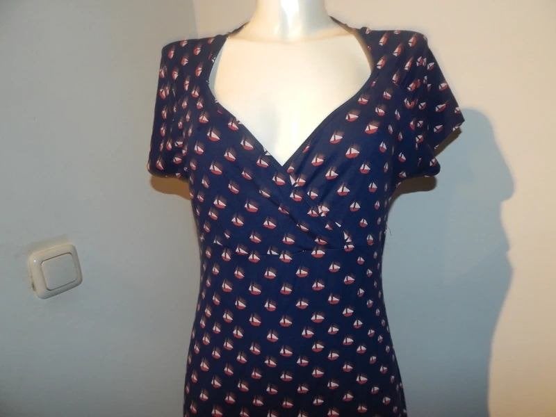King Louie donker blauwe rok bootjes print in kleur M, Maat 38/40 (M), Zo goed als nieuw, Knielengte, King Louie