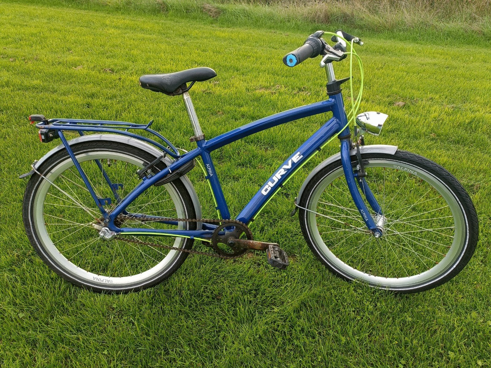 Alpina Curve 24 inch fiets met 3 versnellingen, Gebruikt, Velgrem, Versnellingen, Minder dan 49 cm