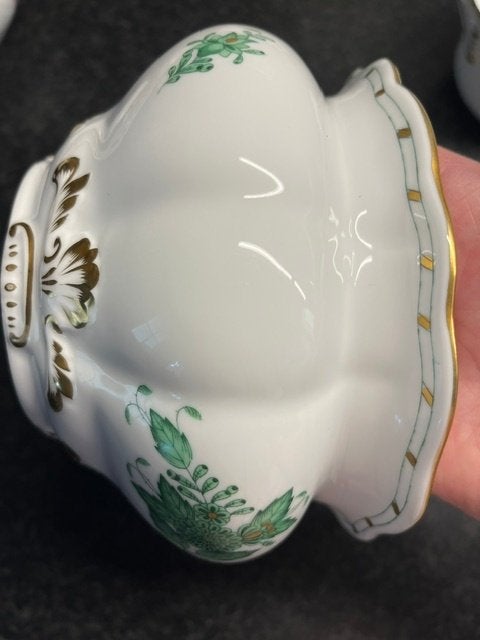 Herend Cachepot Apponyi Vert 7246 AV, Ophalen