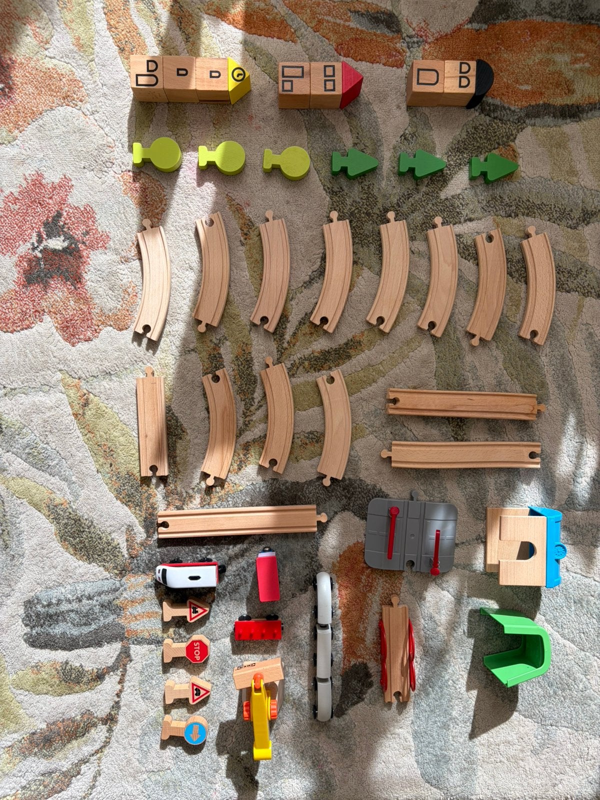 Treinbaan IKEA LILLABO met accessoires, Kinderen en Baby's, Ophalen, Zo goed als nieuw