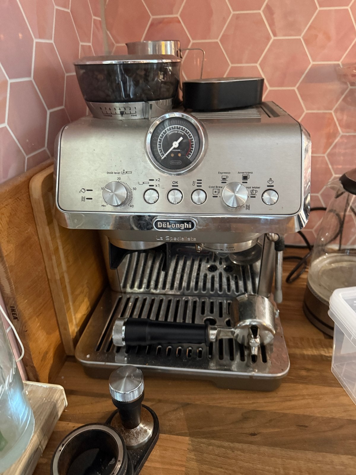 De'Longhi La Specialista Espresso Machine, Espresso apparaat, Koffiebonen, Zo goed als nieuw, 2 tot 4 kopjes