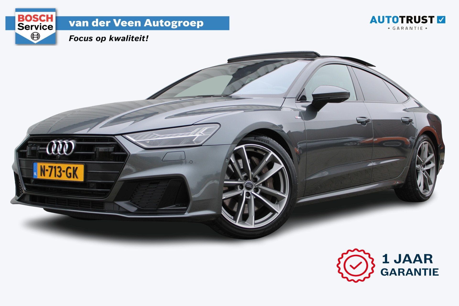 Audi A7 Sportback 55 TFSI quattro Pro Line S | Incl. 12 maan, Auto's, Audi, 12 maanden, Gebruikt, 2995 cc, 14 km/l