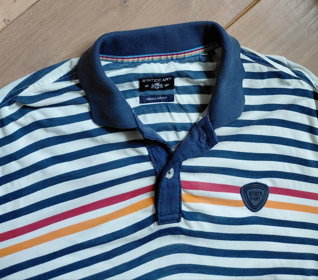 STATE OF ART heren poloshirt Maat L, Kleding | Heren, Maat 52/54 (L), Overige kleuren, State of art, Ophalen of Verzenden