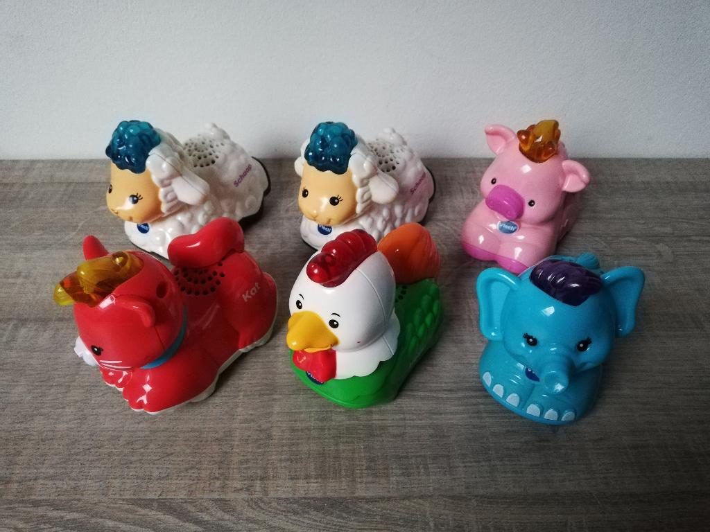 VTech Zoef Zoef dieren - 6 stuks, Ophalen of Verzenden, Gebruikt, 6 maanden tot 2 jaar