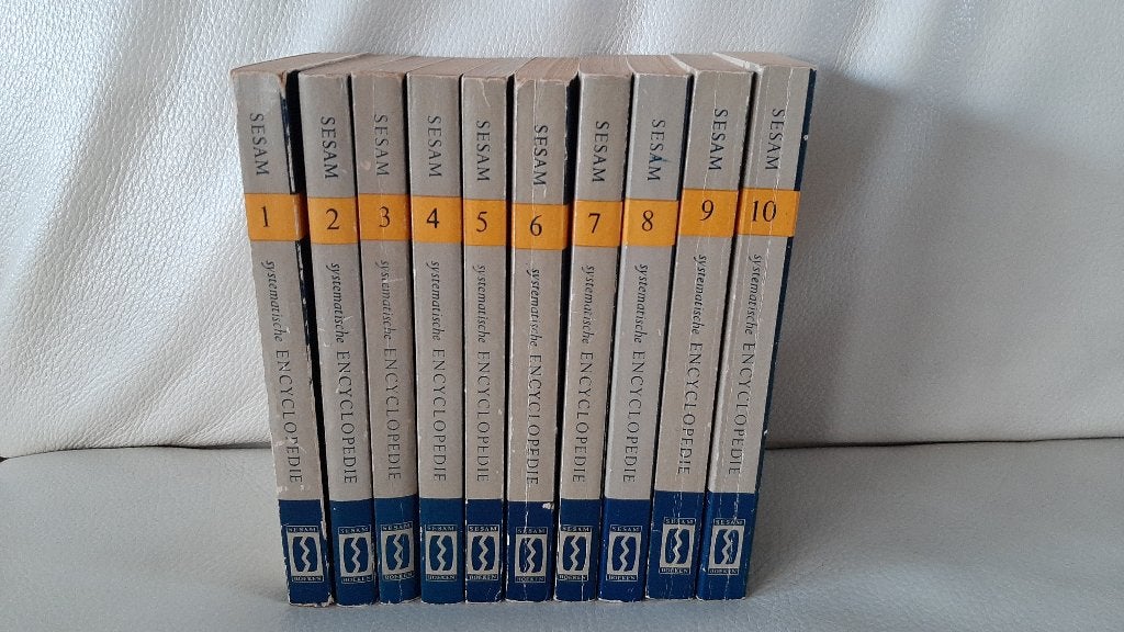 Sesam Encyclopedie 10 delen (1960),, Boeken, Encyclopedieën, Gelezen, Complete serie, Sesam, Ophalen of Verzenden