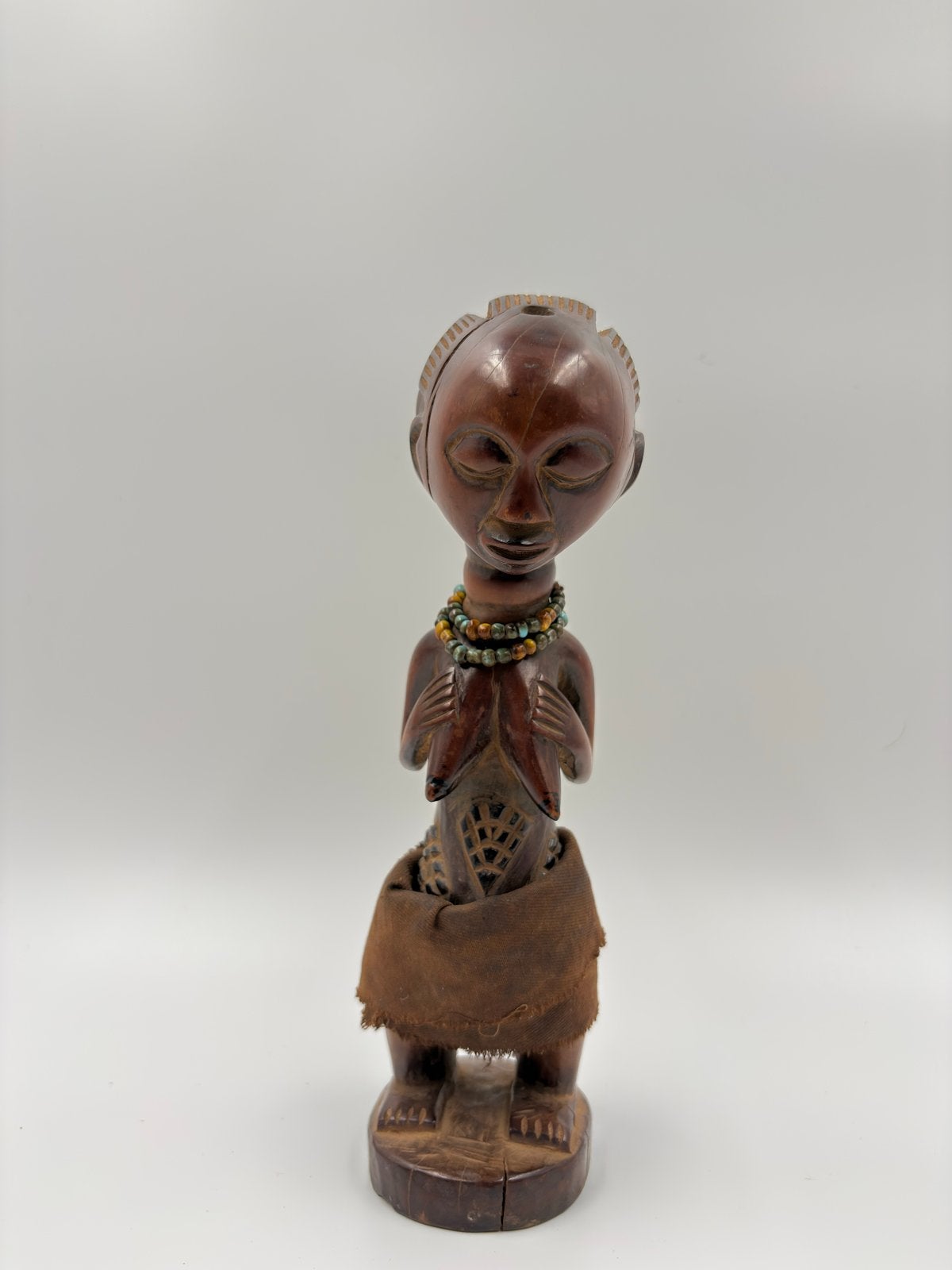 Luba Shankandi Female, Antiek en Kunst, Hout, Bruin, Afrika, Ophalen of Verzenden