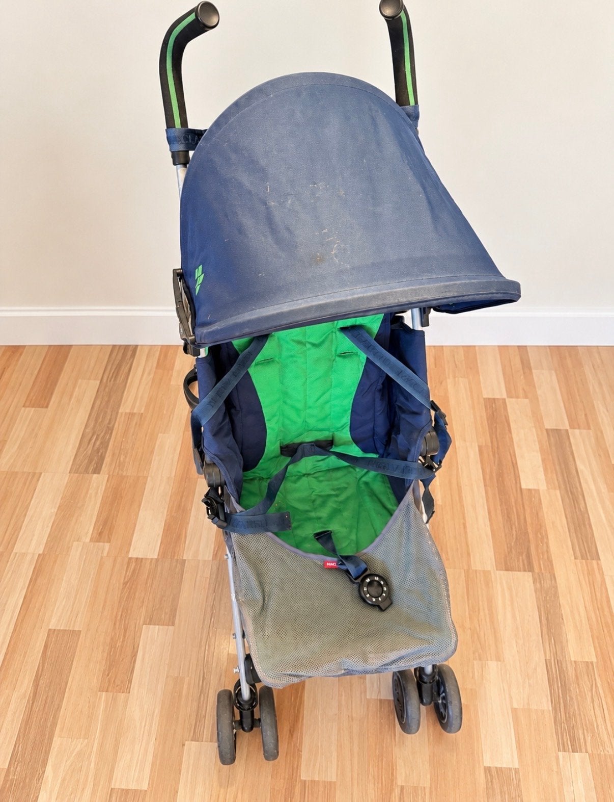 Maclaren Quest buggy - blauw/groen, Kinderen en Baby's, Ophalen, Gebruikt, Maclaren