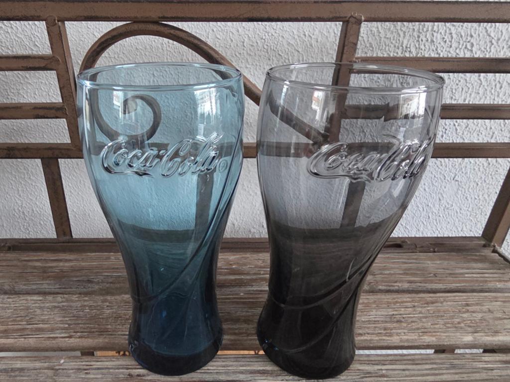 Coca Cola glazen Mc Donalds 2018 Duitsland, Ophalen, Zo goed als nieuw, Frisdrankglas