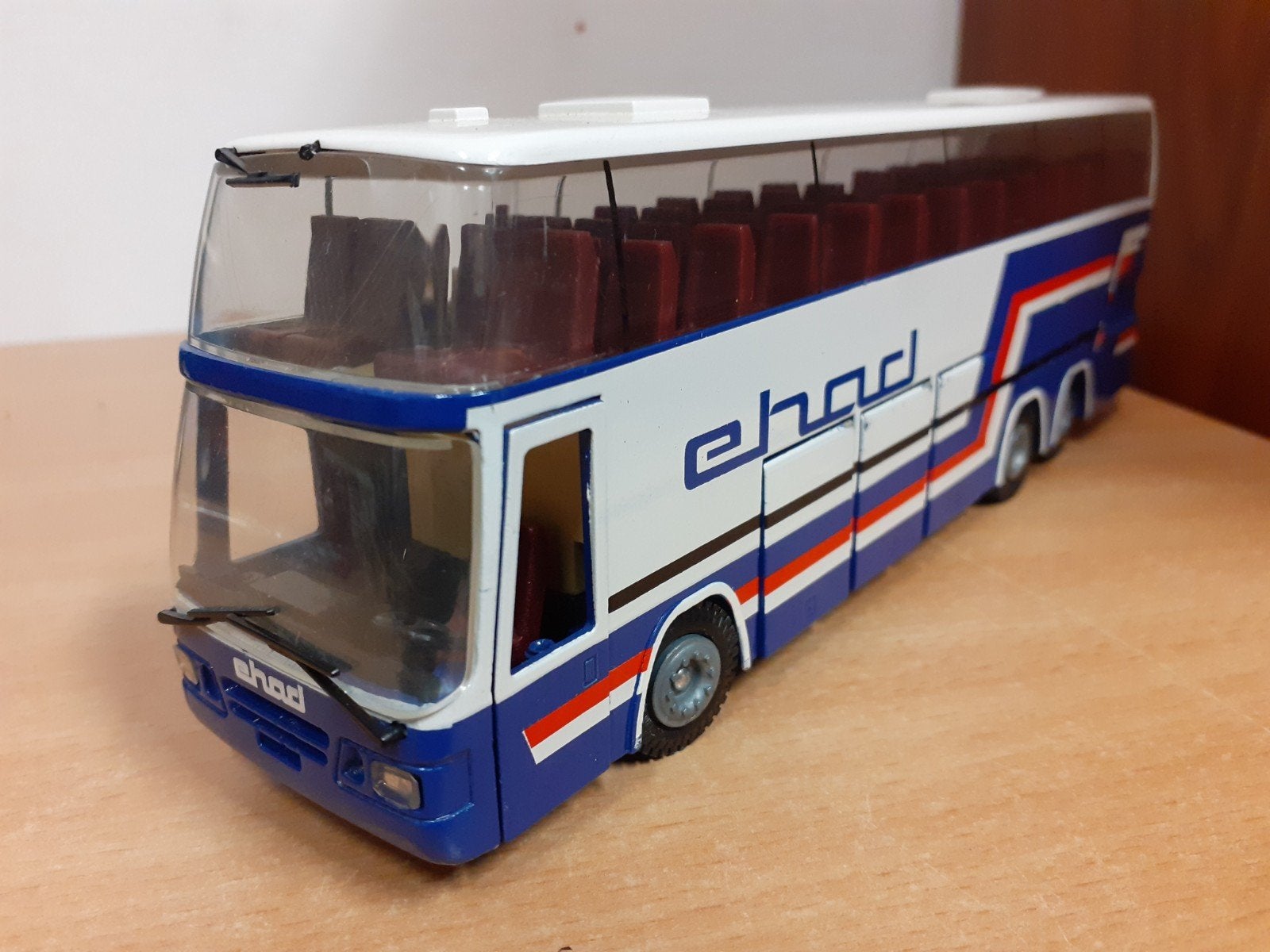Daf Sbr 3000 bus  Ehad Reizen Tekno 1:50, Ophalen of Verzenden, Zo goed als nieuw, Bus of Vrachtwagen, Tekno