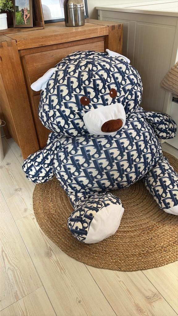 Grote dior beer, Verzamelen, Beren en Cherished Teddies, Ophalen of Verzenden, Zo goed als nieuw, Stoffen beer, Overige merken