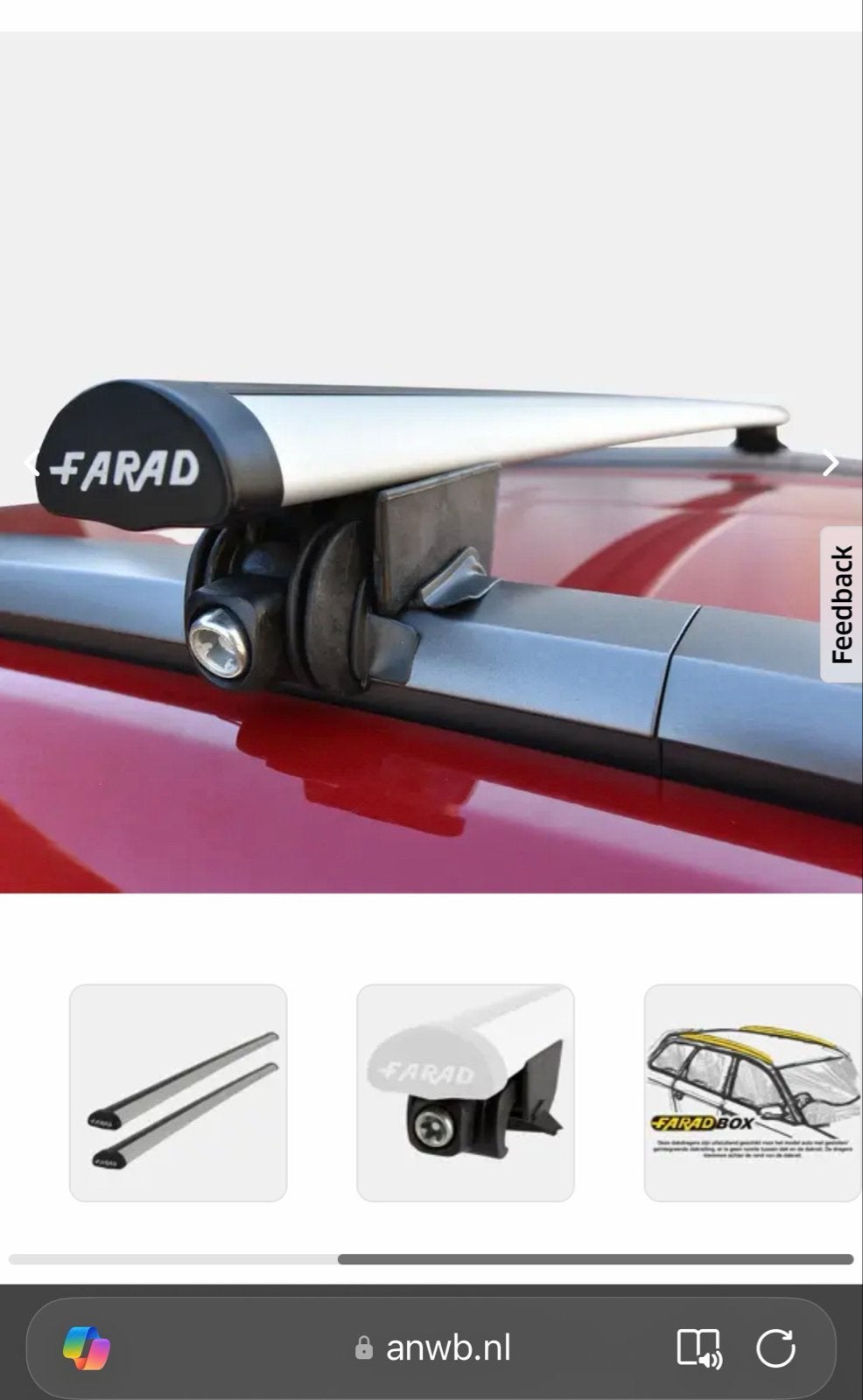 Farad Dakdragers Volvo XC40 (2018+) Gesloten Dakrails, Auto diversen, Ophalen of Verzenden, Nieuw
