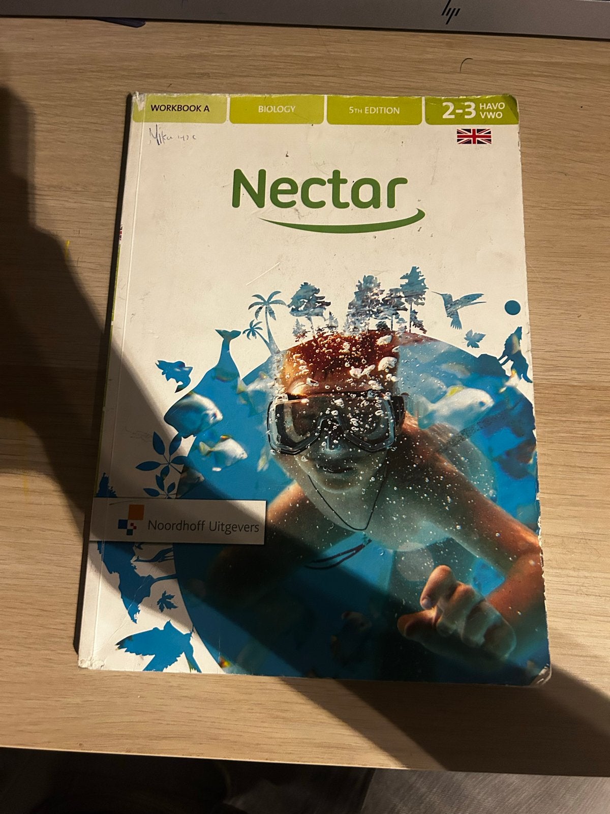 Nectar Biologie Werkboek A 5e editie HAVO/VWO 2-3, Ophalen of Verzenden, Gelezen, HAVO, Biologie