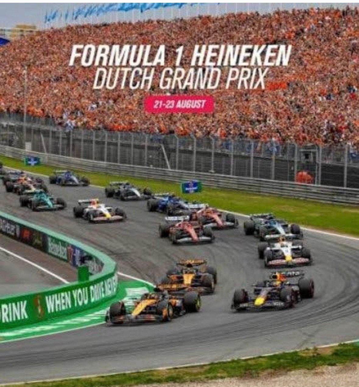 F1 ticket Zandvoort zaterdag 1 ticket, Eén persoon