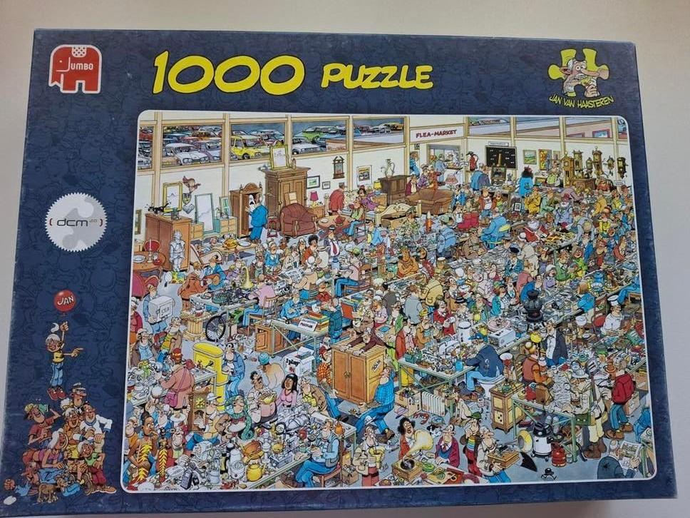 Jan van Haasteren legpuzzel - Op zoek naar de schat, Hobby en Vrije tijd, Denksport en Puzzels, Ophalen, 500 t/m 1500 stukjes