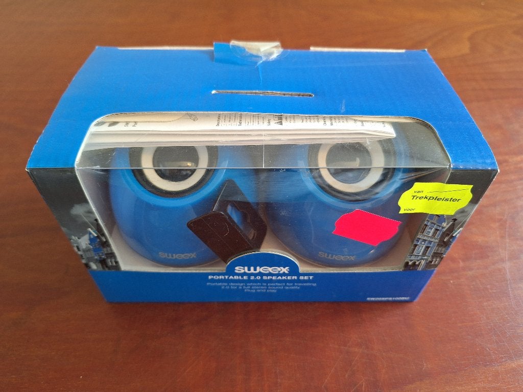 Sweex 2.0 geluidsboxen - nieuw, Ophalen of Verzenden, Nieuw, Minder dan 60 watt, Overige merken