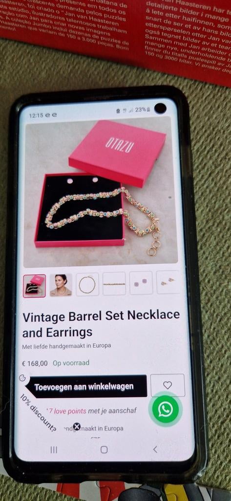 Otazu ketting, Ophalen, Nieuw, Goud, Overige materialen