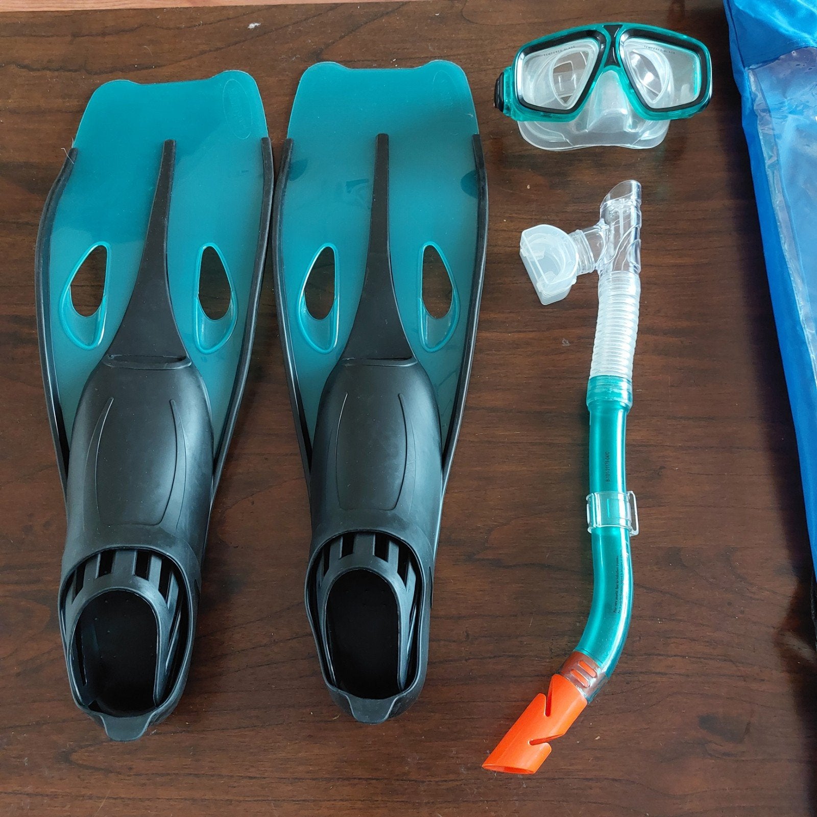 Duik- en snorkelset van Sunray. zwemvliezenmaat 40/41, Watersport en Boten, Ophalen, Zo goed als nieuw, Snorkelset