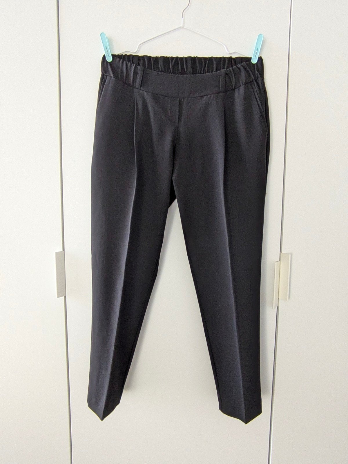 Zwarte zwangerschapsbroek - My Secret - Maat M, Maat 38/40 (M), Zwart, Ophalen of Verzenden, Zo goed als nieuw