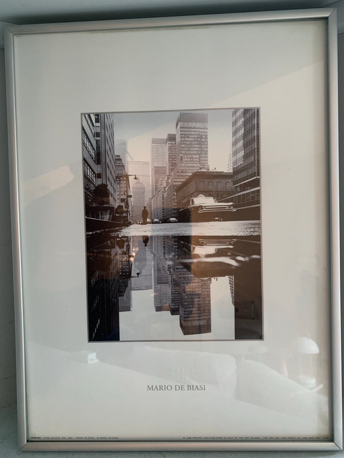 Mario De Biasi Italie - New York 1964 - Ingelijste Fotodruk, Ophalen of Verzenden, Foto, Fotografie, Ingelijst