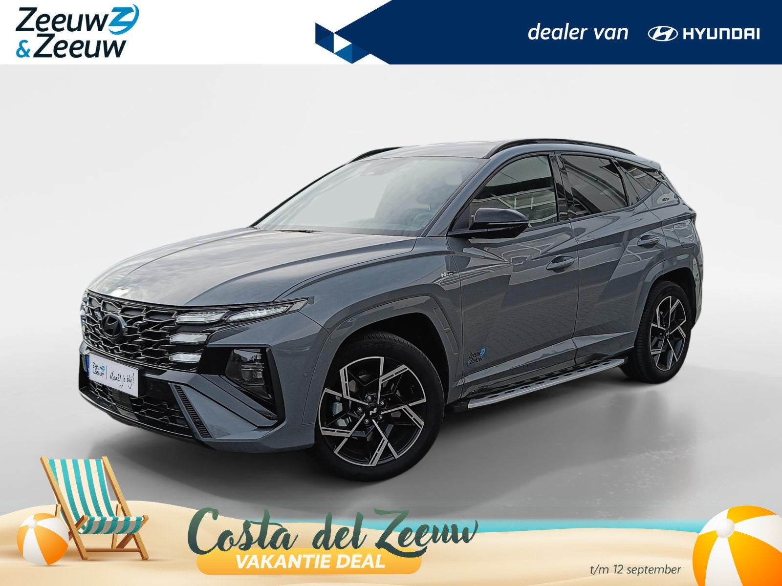 Hyundai Tucson 1.6 T-GDI PHEV N Line 2WD | VAN €53.000 voo, Auto's, Hyundai, Automaat, 12 maanden, 14 kWh, 1814 kg