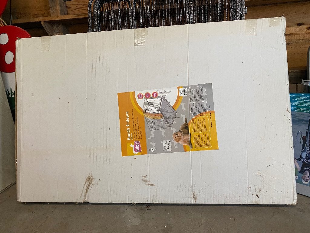 Grote hondenbench, Ophalen, Zo goed als nieuw