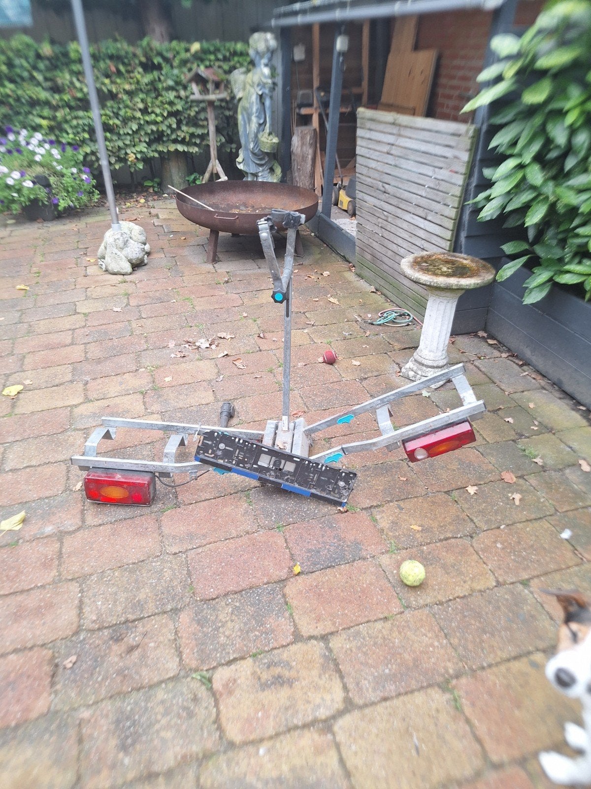 Fietsendrager voor trekhaak, Ophalen, Gebruikt