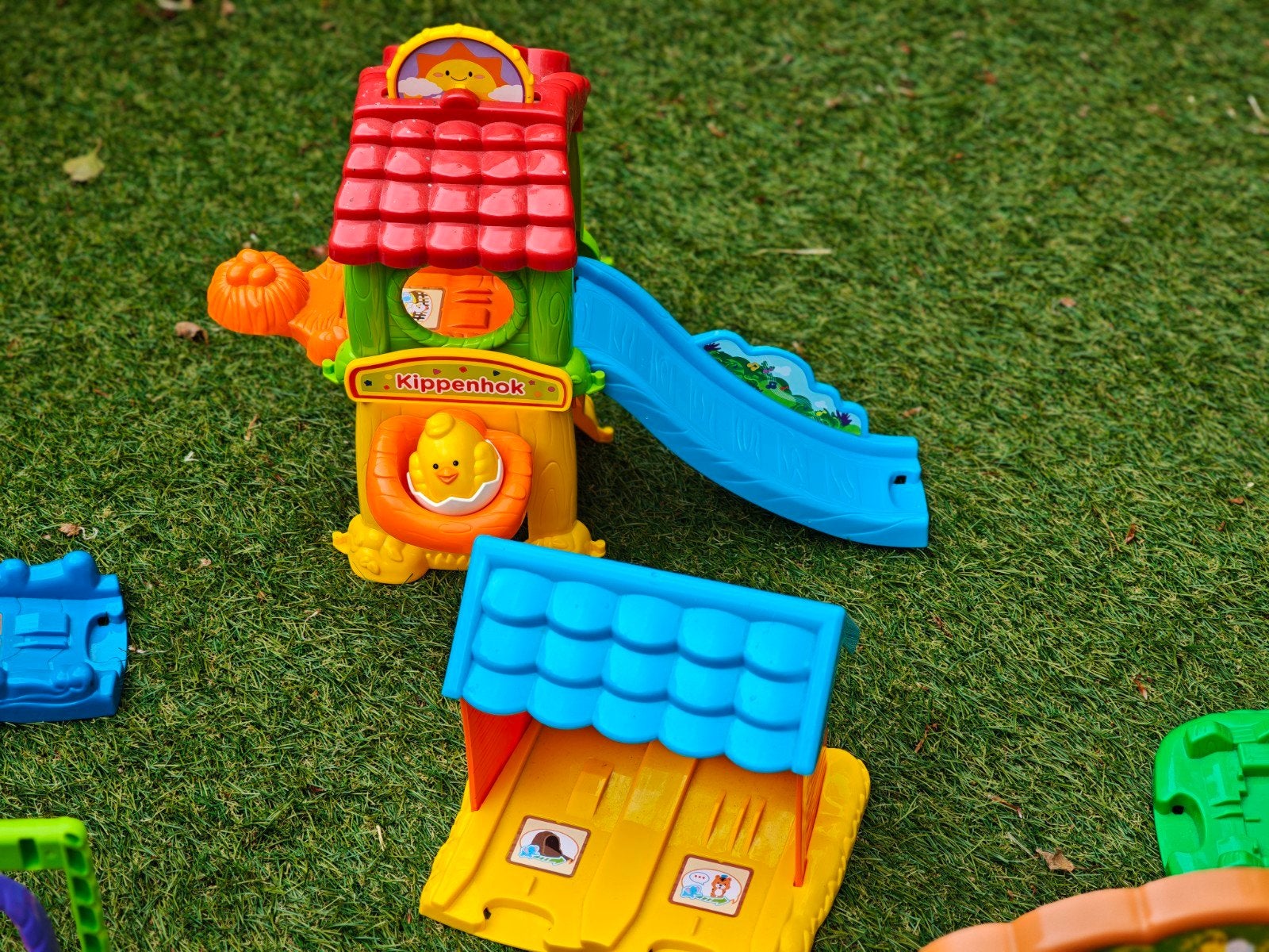 VTech Zoef Zoef Dieren Kippenhok met glijbaan, Kinderen en Baby's, Ophalen of Verzenden, Gebruikt