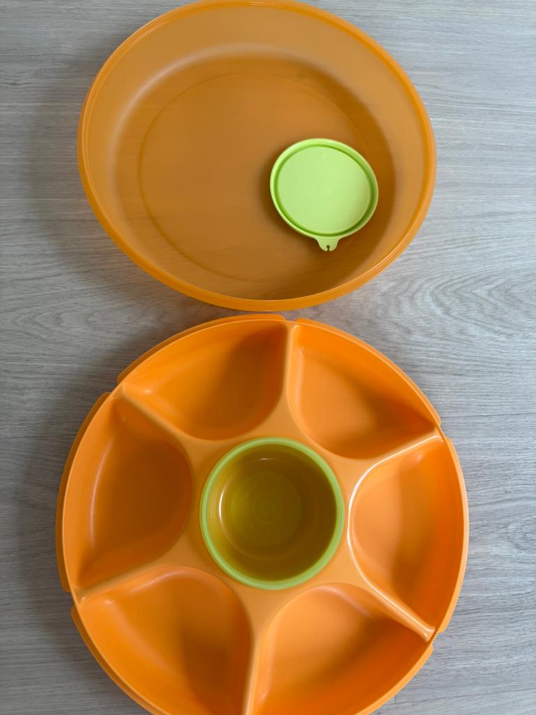Tupperware tapas/snackschaal nieuw, Ophalen of Verzenden, Nieuw, Oranje, Overige typen