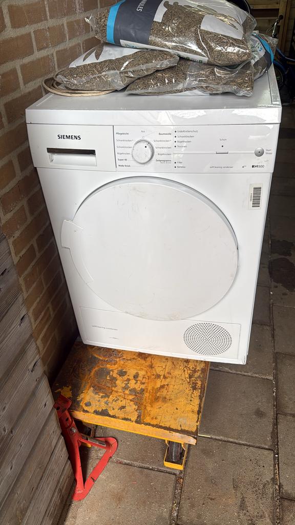 Siemens warmtepompdroger eq500, Witgoed en Apparatuur, Wasdrogers, Ophalen, Gebruikt, 8 tot 10 kg, 85 tot 90 cm