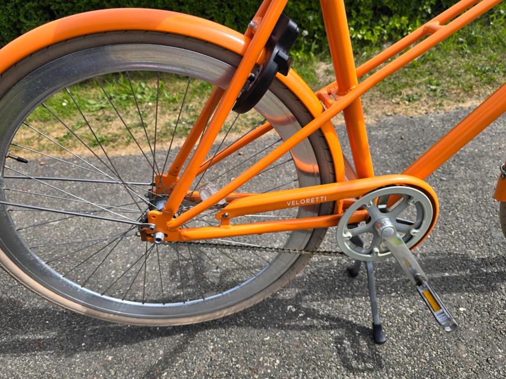 Supermooie zo goed als nieuwe veloretti caferacer damesfiets, Terugtraprem, Zo goed als nieuw, 50 tot 53 cm, Ophalen